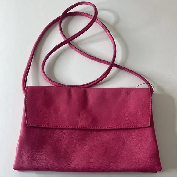 Free People Nicola Crossbody Leather Bag Pink - Picture 6 of 15